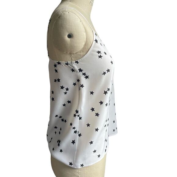 Equipment Femme Layla Cami Tank Top 100% Silk Adjustable Straps Stars Small - Picture 2 of 7